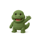 ねんどザウルス(文字なし)（個別スタンプ：2）