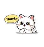 Cute cat stamps！ 可愛い猫のスタンプ（個別スタンプ：5）