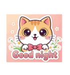 Cute cat stamps！ 可愛い猫のスタンプ（個別スタンプ：8）