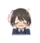 可愛い女子高生Japanese high school girl（個別スタンプ：1）