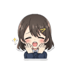 可愛い女子高生Japanese high school girl（個別スタンプ：4）