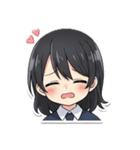 可愛い女子高生Japanese high school girl（個別スタンプ：5）