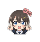 可愛い女子高生Japanese high school girl（個別スタンプ：7）