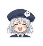 可愛い女子高生Japanese high school girl（個別スタンプ：8）