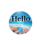 日常会話.海の英語スタンプbeautiful sea（個別スタンプ：5）