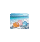 癒しの透き通った海.ハート.花.月.Healing.（個別スタンプ：5）