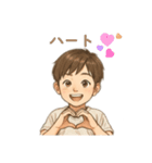 色んな人 日本語（個別スタンプ：5）