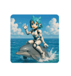 近未来的な夏の風物詩（個別スタンプ：14）