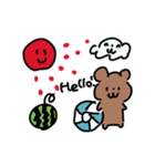 くまお 季節のスタンプ（個別スタンプ：5）