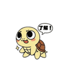 アキのカメ吉くん（個別スタンプ：3）