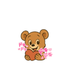 くまのこ、クックとララちゃん（個別スタンプ：13）