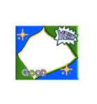艶キラっ動くフレームスタンプ②（個別スタンプ：7）