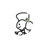 ハッピーお花2（個別スタンプ：1）