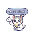 使いやすい猫スタンプ cat（個別スタンプ：5）