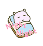 カバたん厭世モード (えいご) Ver2（個別スタンプ：2）