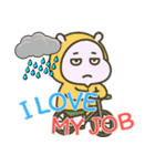カバたん厭世モード (えいご) Ver2（個別スタンプ：3）