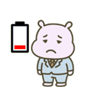 カバたん厭世モード (えいご) Ver2（個別スタンプ：12）