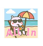 カバたん厭世モード (えいご) Ver2（個別スタンプ：14）