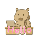 カバたん厭世モード (えいご) Ver2（個別スタンプ：15）