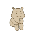カバたん厭世モード (にほんご) Ver2（個別スタンプ：11）