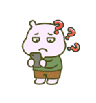 カバたん厭世モード (にほんご) Ver2（個別スタンプ：16）