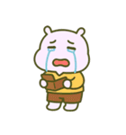 カバたん厭世モード (にほんご) Ver2（個別スタンプ：35）