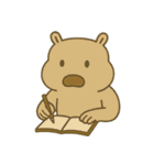 カバたん厭世モード (にほんご) Ver2（個別スタンプ：38）