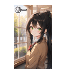 図書館での放課後（個別スタンプ：6）