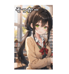 図書館での放課後（個別スタンプ：10）