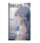 雨の日のメランコリー（個別スタンプ：1）