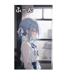 雨の日のメランコリー（個別スタンプ：9）