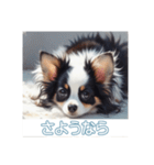ペットの可愛いパピヨン（個別スタンプ：40）
