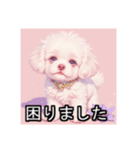 ペットのビションフリーゼ（個別スタンプ：25）