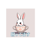 ティカップウサギ（個別スタンプ：14）