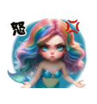 ❤️レインボーヘアーのマーメイドちゃん❤️（個別スタンプ：22）