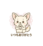 内弁慶チワワのご挨拶『ありがとう』（個別スタンプ：28）