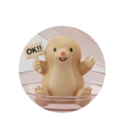 モグラモグラカプセルトイ（個別スタンプ：3）