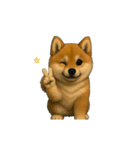 うごいて楽しい動物園「柴犬」（個別スタンプ：21）