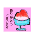日常の会話に使って！ ver かき氷（個別スタンプ：1）