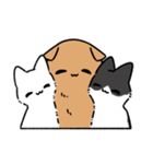 友達の友達に頼まれたぬこ（3匹）（個別スタンプ：4）