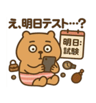 テストに苦しむ"かびんバラくん"（個別スタンプ：6）