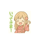 ゆるふわ浴衣女子の夏スタンプ（個別スタンプ：14）