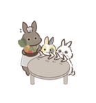 兎ちの子は、仲良しだから。（個別スタンプ：8）