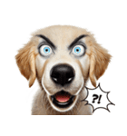 ゴールデンレトリバー子犬★返信スタンプ（個別スタンプ：11）