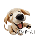 ゴールデンレトリバー子犬★返信スタンプ（個別スタンプ：26）