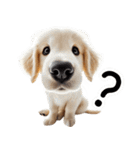 ゴールデンレトリバー子犬★返信スタンプ（個別スタンプ：30）
