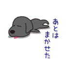 らぶらぶ黒ラブさん（個別スタンプ：31）