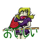 セクシー、セレブな女の子。（個別スタンプ：9）