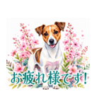 水彩感じるジャック・ラッセルスタンプ（個別スタンプ：36）