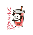 ぱんだぴ 018:飲み物ダジャレスタンプ第2弾（個別スタンプ：6）